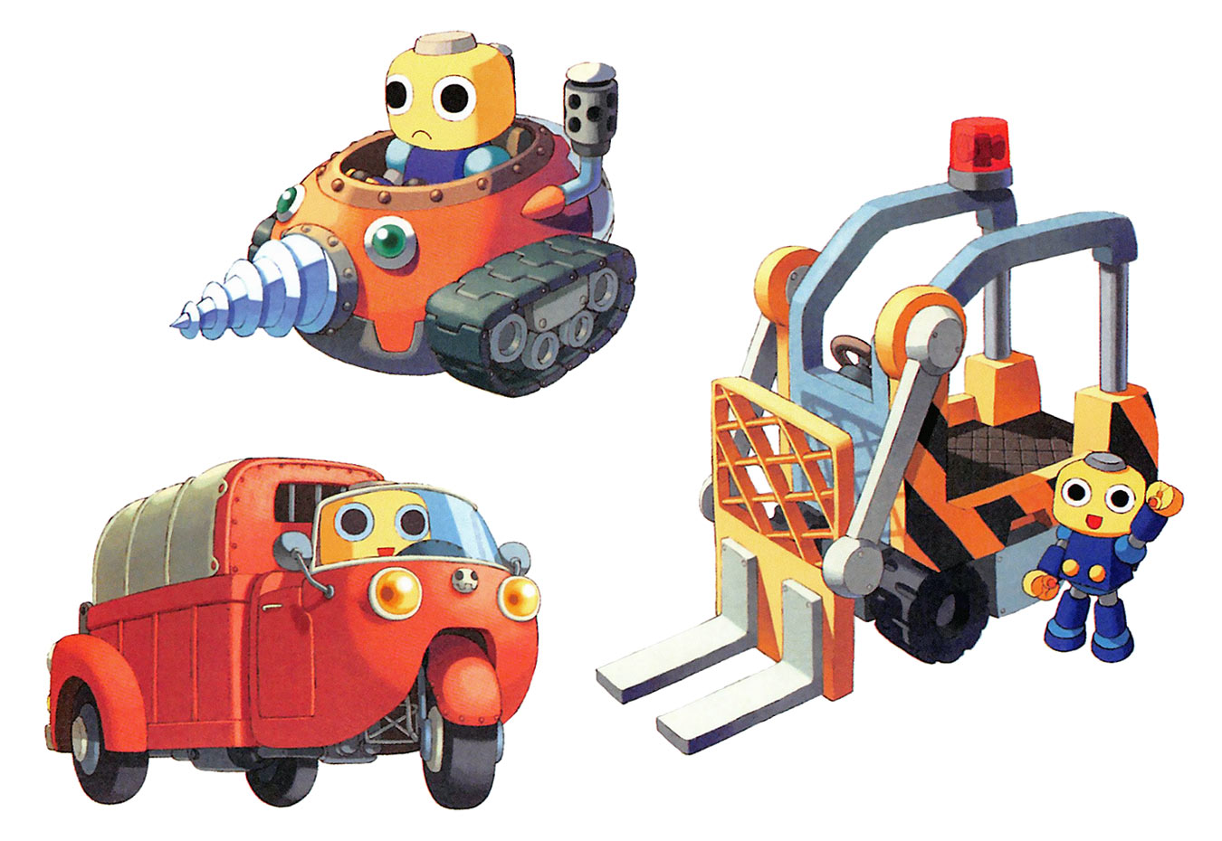 Servbots Art from The Misadventures of Tron Bonne