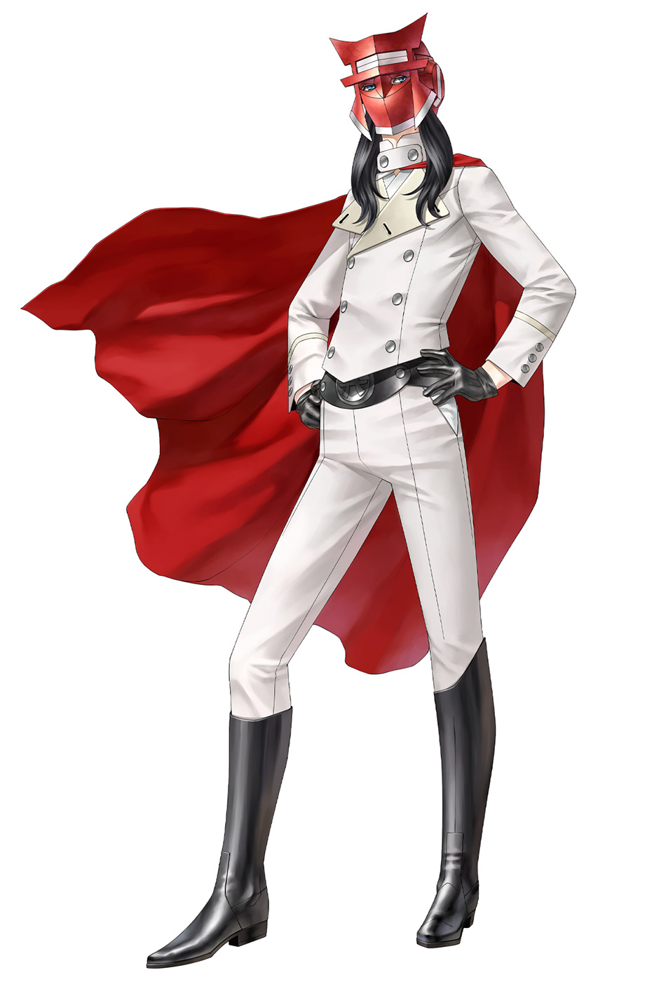 Mangetsu (Masked) Art from Tsukuyomi: The Divine Hunter