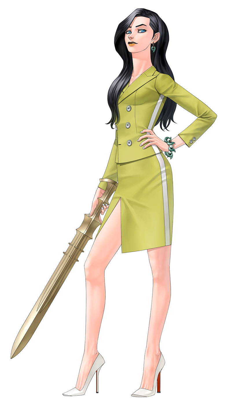 Okami Art from Tsukuyomi: The Divine Hunter