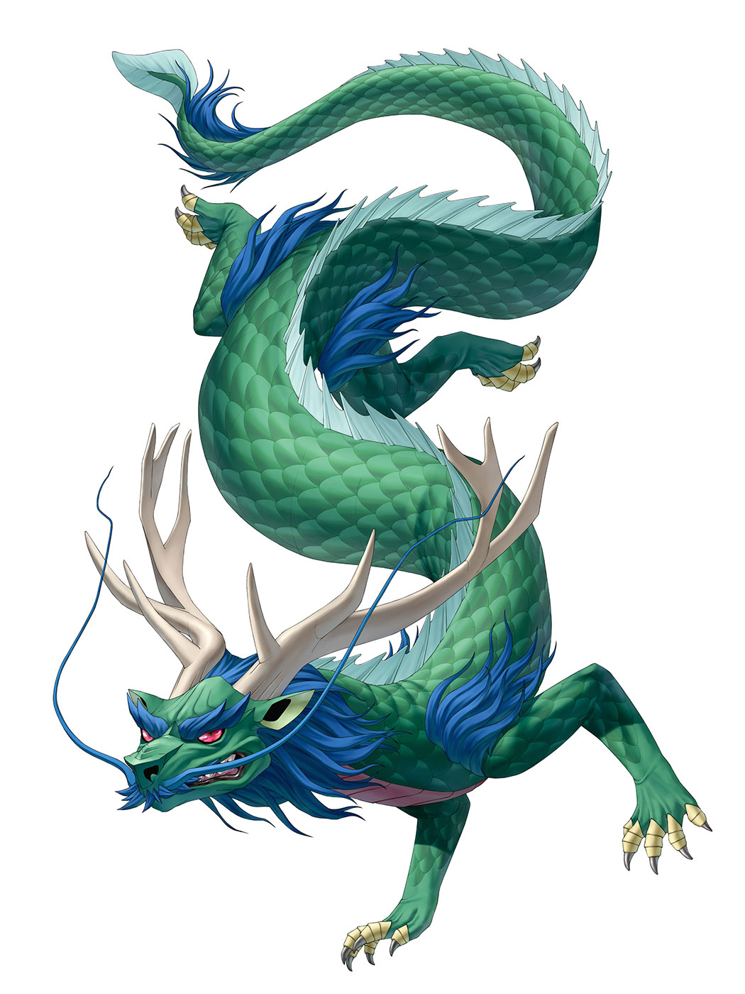 Seiryu Art from Tsukuyomi: The Divine Hunter