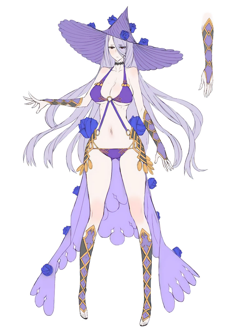 Crymaria Swimsuit Concept Art from Valkyria Chronicles 4
