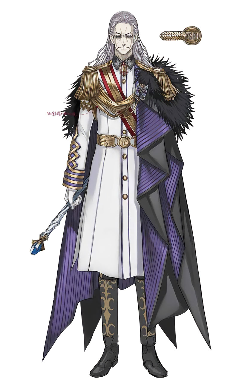 Heinrich Belgar Concept Art from Valkyria Chronicles 4