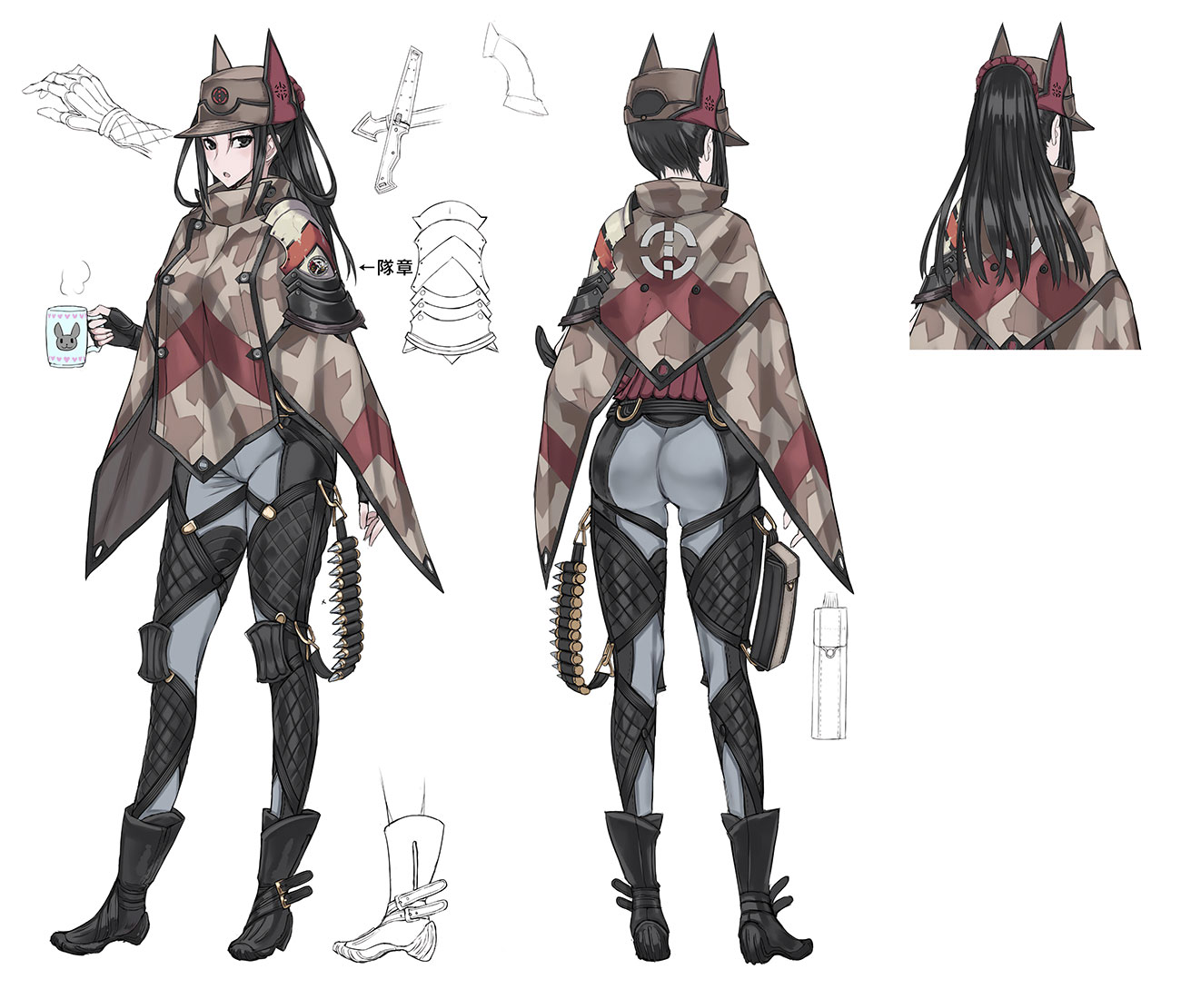 Kai Summer Clothes Concept Art from Valkyria Chronicles 4