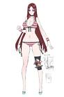 Minerva Swimsuit Concept Art