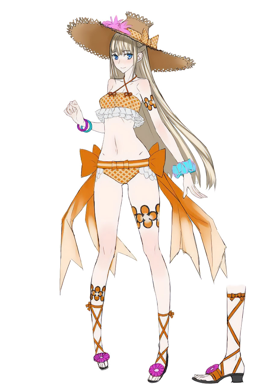 Riley Swimsuit Concept Art from Valkyria Chronicles 4