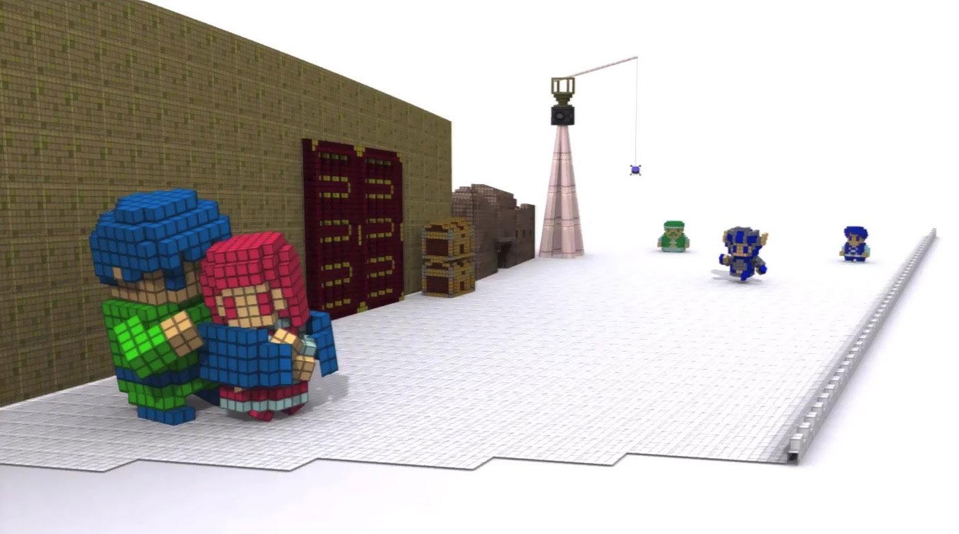 Loading Art 3: Portopia Renzoku Satsujin Jiken Art from 3D Dot Game Heroes