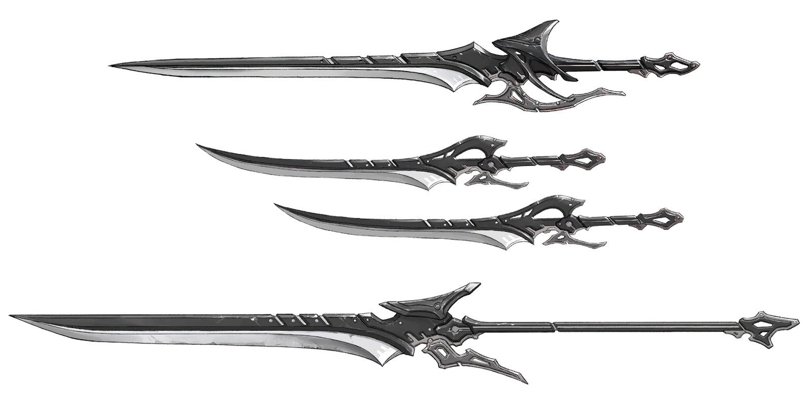 Blader Weapons Art from AI Limit