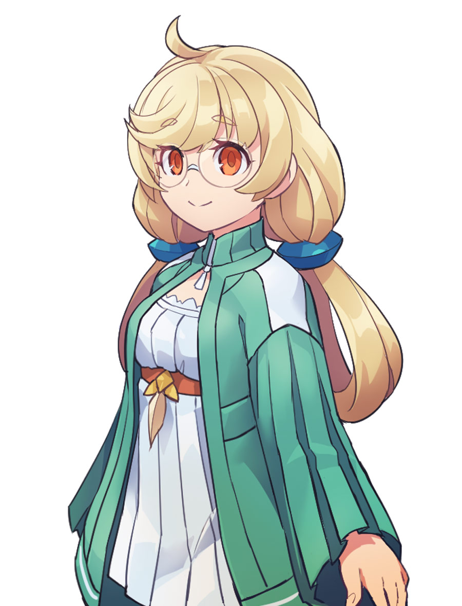 Grazie Portrait Art from Azure Striker Gunvolt 3