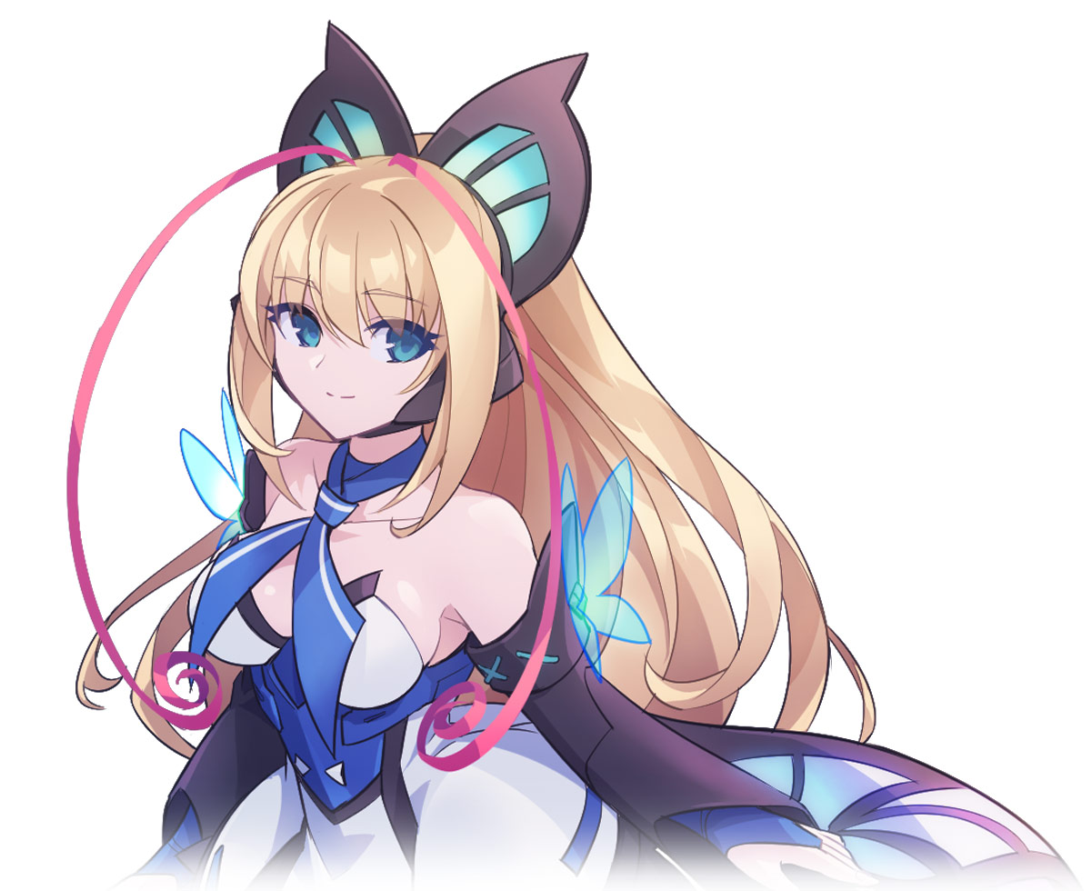 Lumen Portrait Art from Azure Striker Gunvolt 3