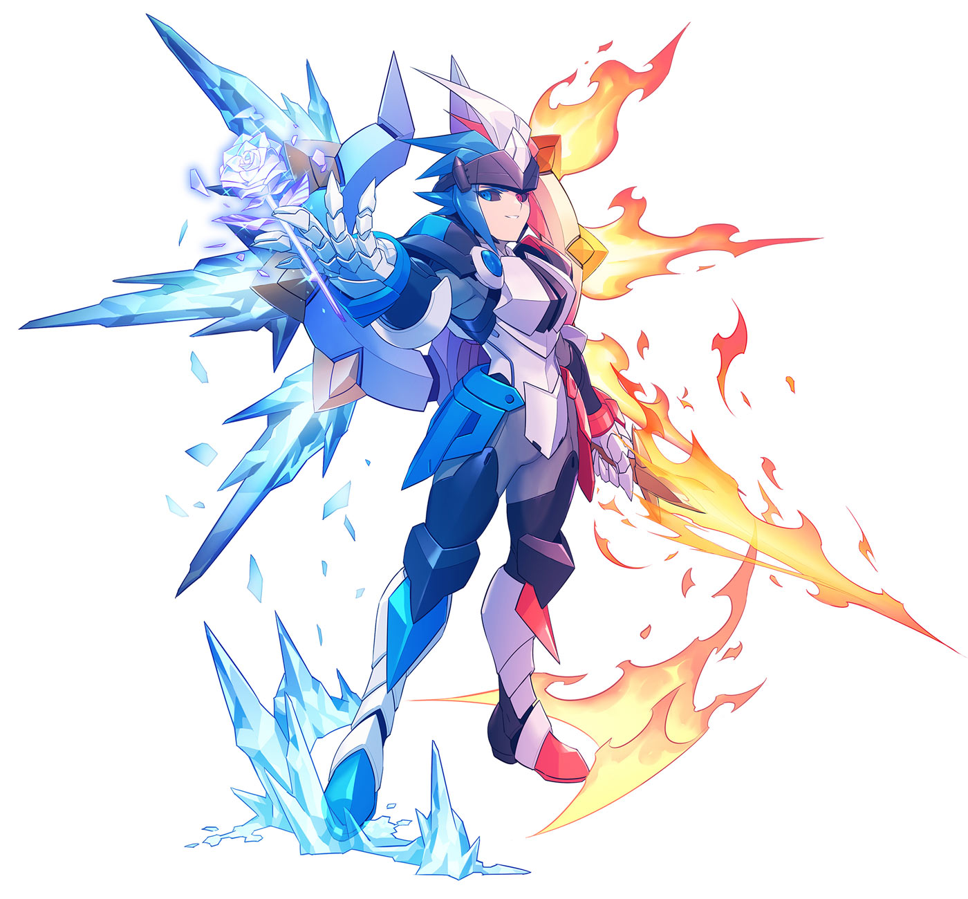 Prado Powered Up Art from Azure Striker Gunvolt 3