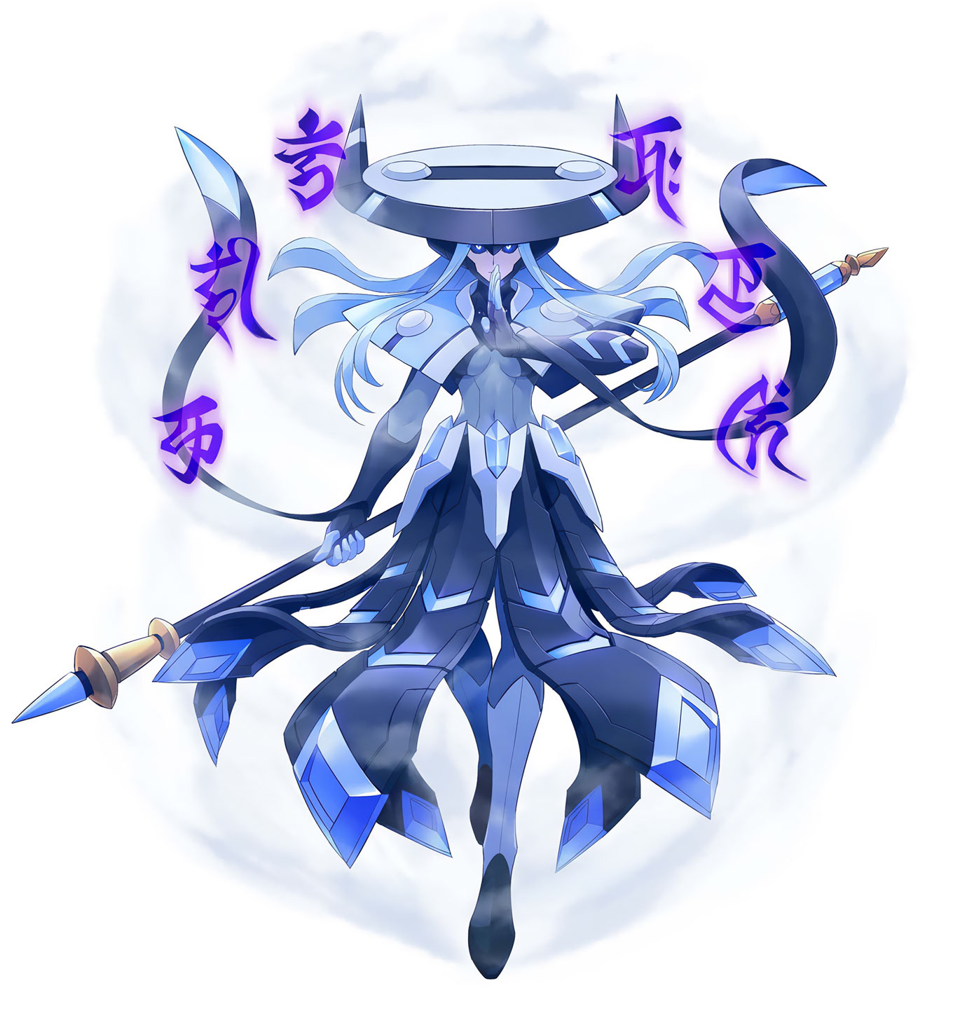 Serpentine Powered Up Art from Azure Striker Gunvolt 3