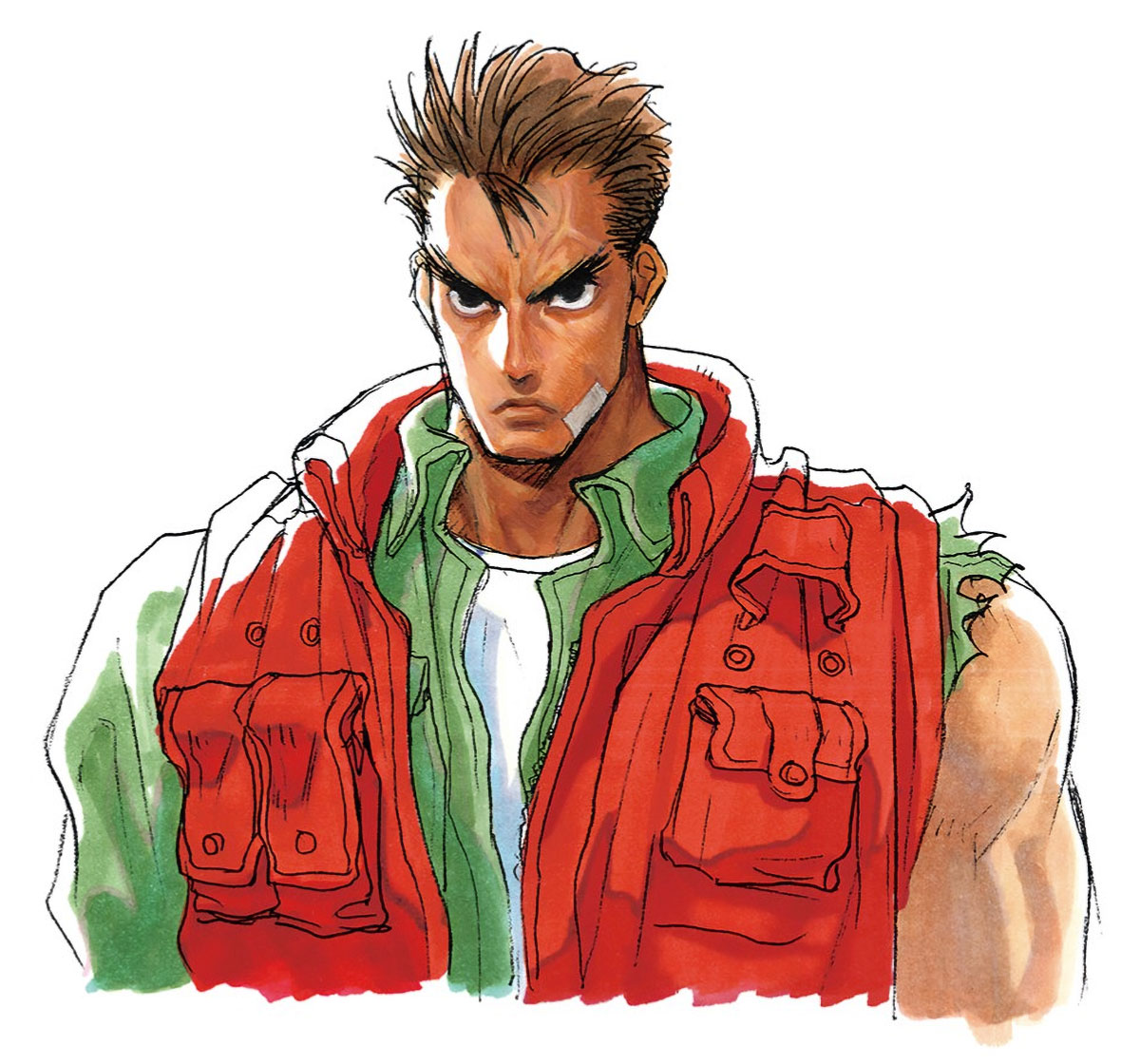 Jeff Perkins Portrait Art from Armored Warriors