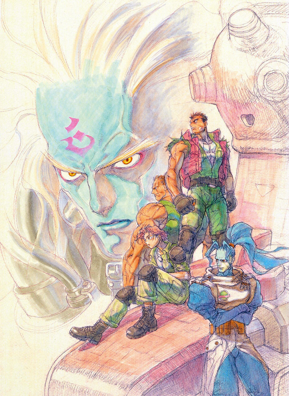 Mook Book Illustration from Armored Warriors
