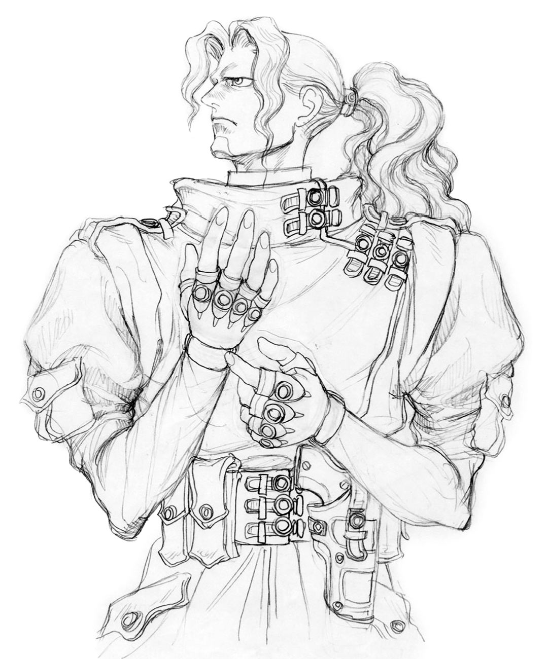 Ray Turner Sketch from Armored Warriors