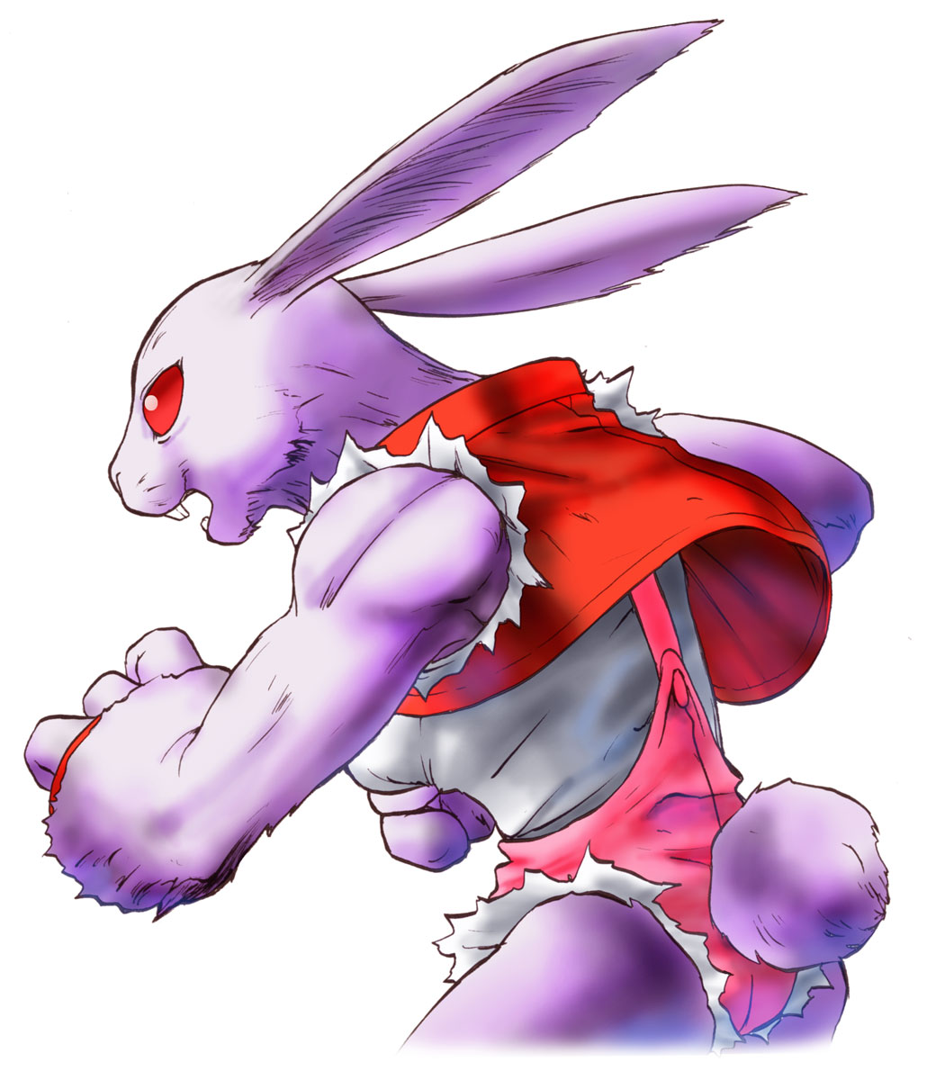 Alice, Rabbit Portrait Art from Bloody Roar