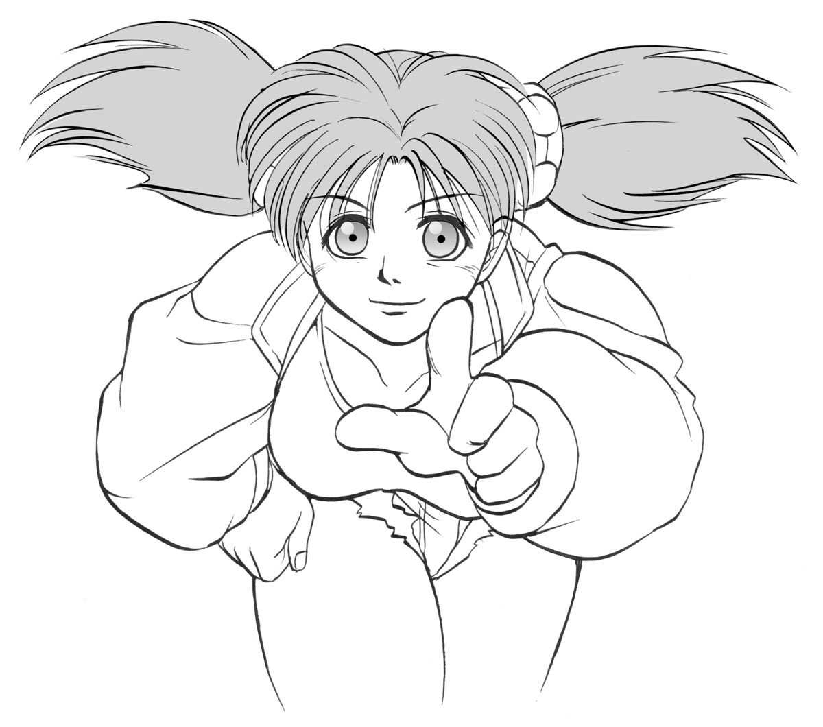 Alice Sketch from Bloody Roar