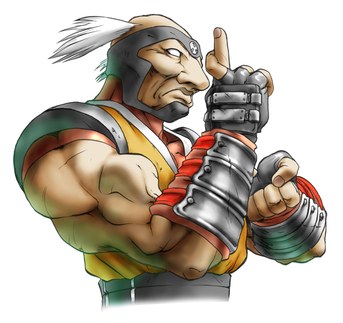 Bakuryu Portrait Art from Bloody Roar