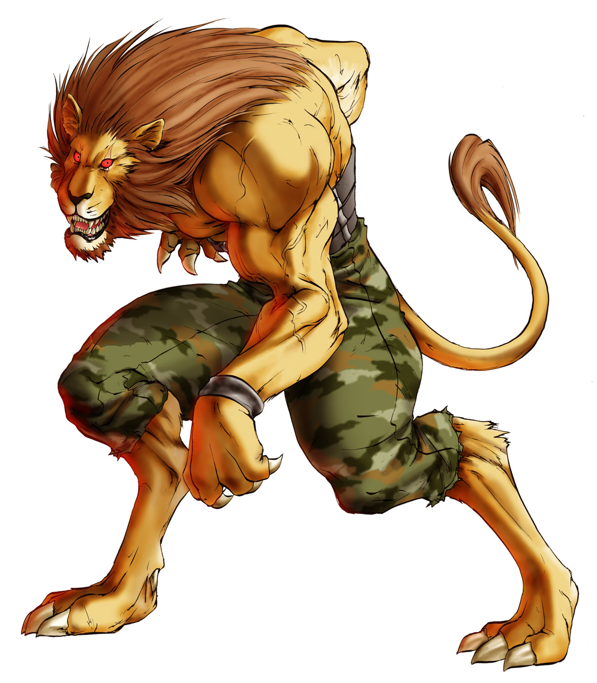 Gado, Lion Art from Bloody Roar