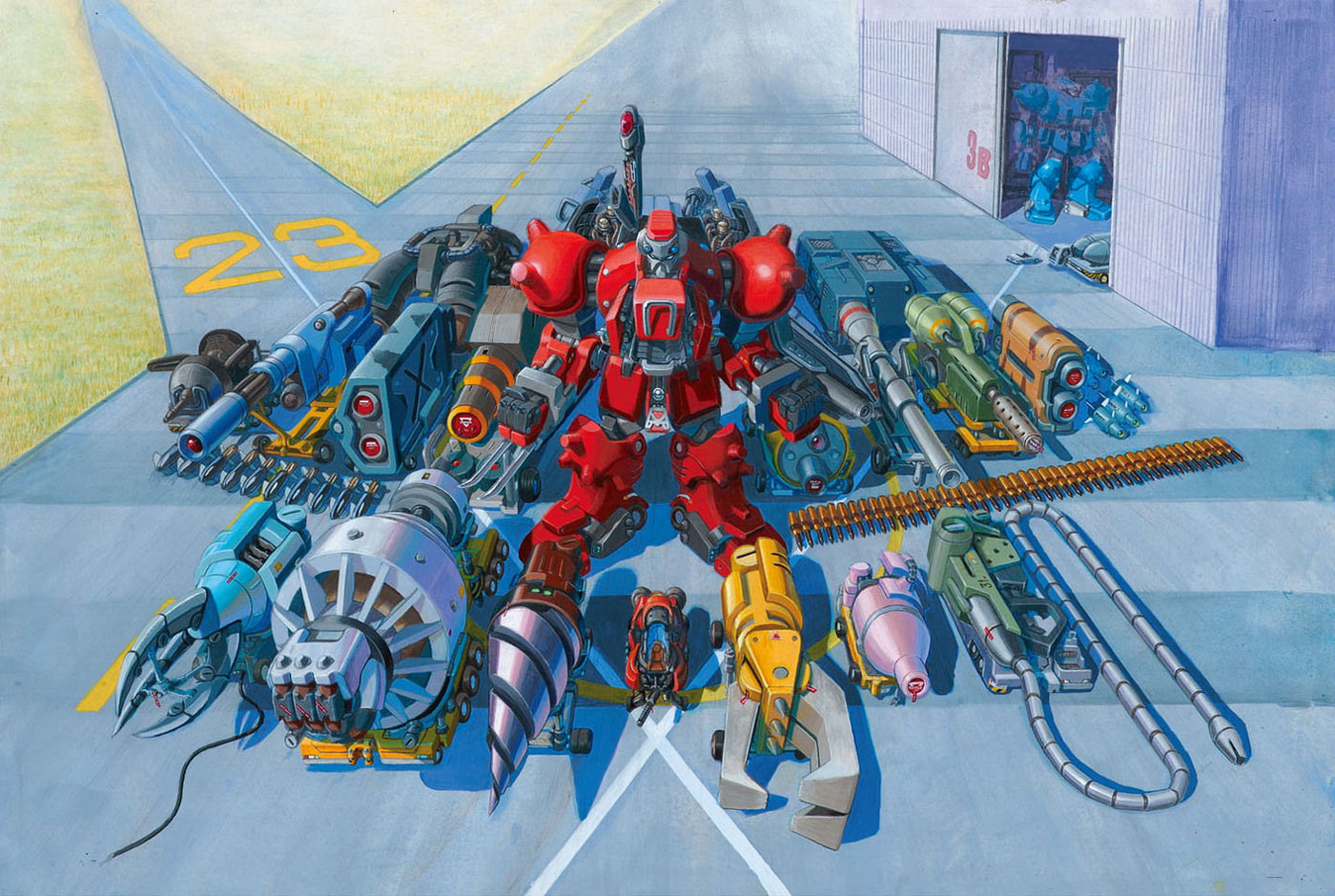 Mook Book Illustration from Cyberbots: Fullmetal Madness
