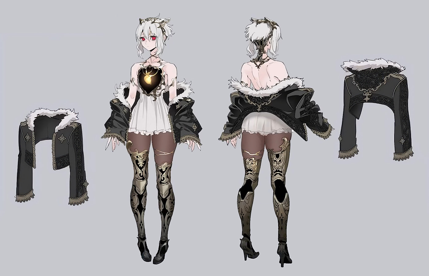 Lou MagMell Concept Art from Code Vein II