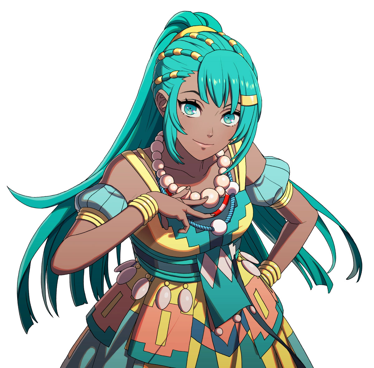 Esmeralda Portrait Art from Fire Emblem: Fortune's Weave
