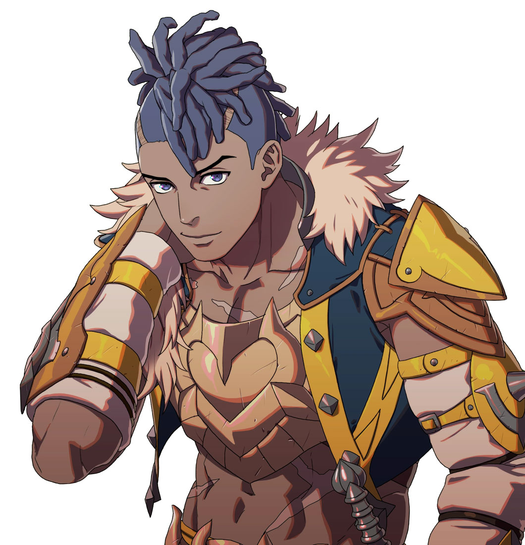 Simon Portrait Art from Fire Emblem: Fortune's Weave