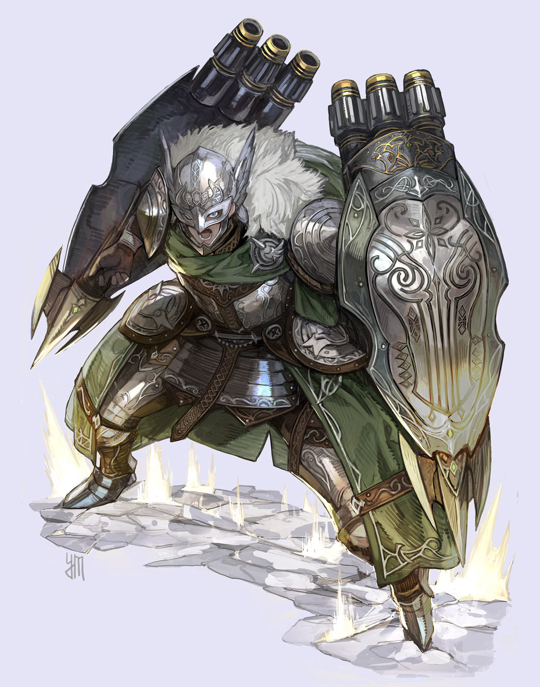 Bastion Job Art from Final Fantasy XIV: Evercold