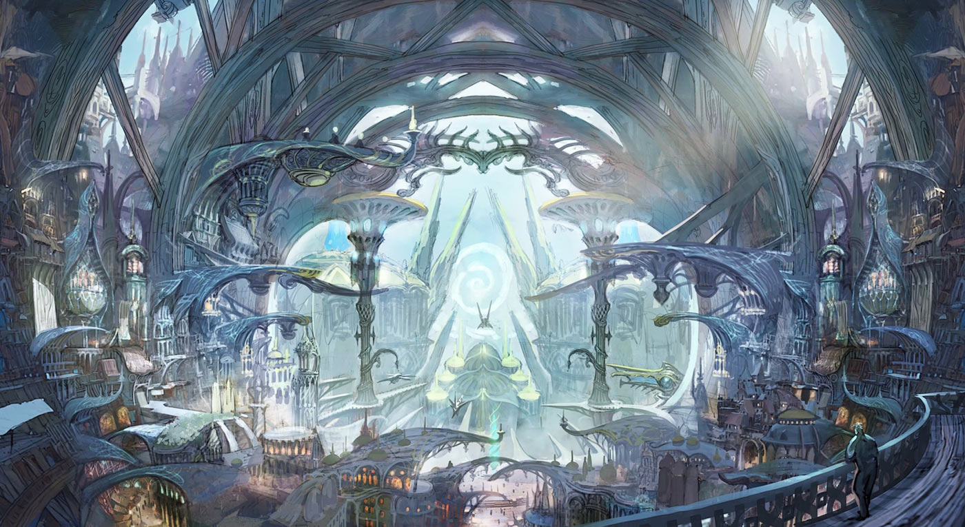 New City Art from Final Fantasy XIV: Evercold