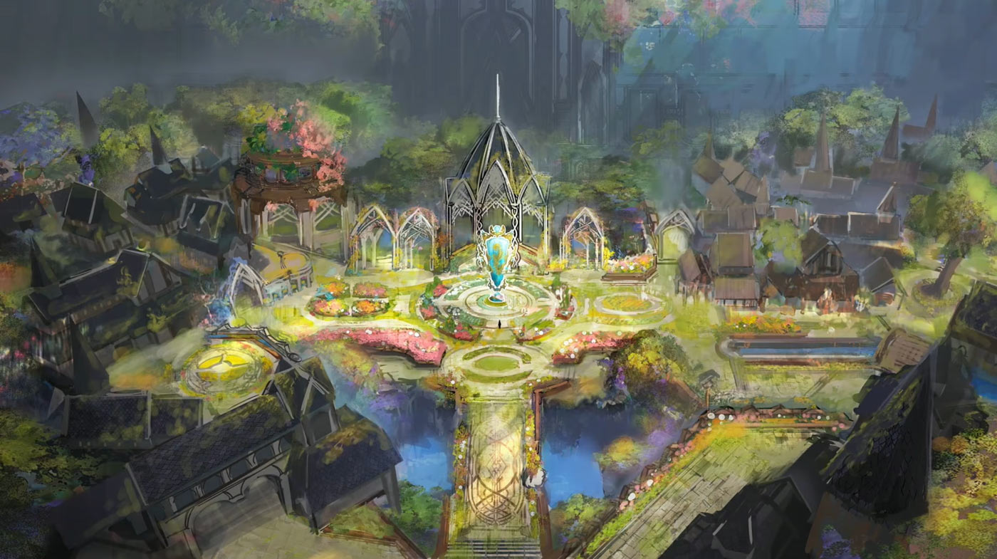 New City Art from Final Fantasy XIV: Evercold