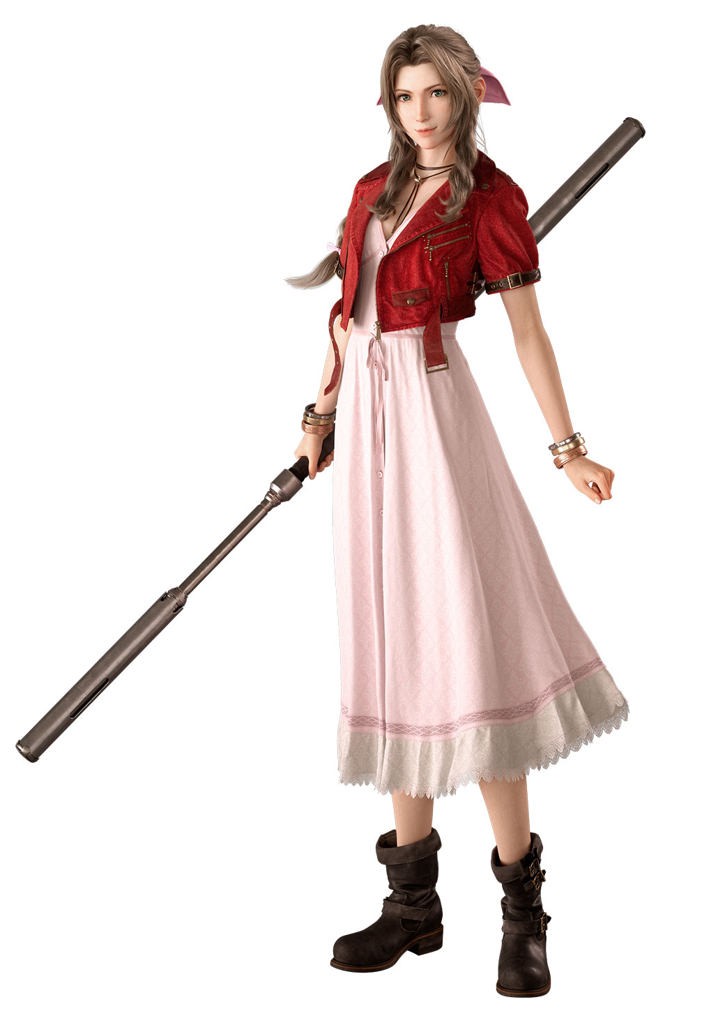 Aerith Gainsborough Art from Final Fantasy VII Revelation