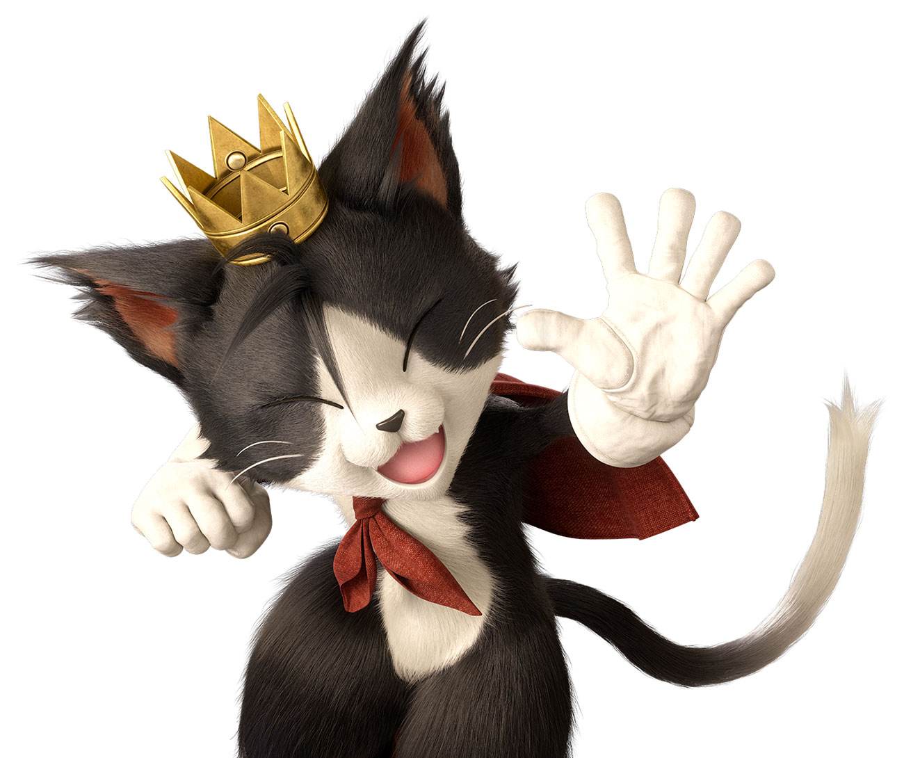 Cait Sith Portrait Art from Final Fantasy VII Revelation