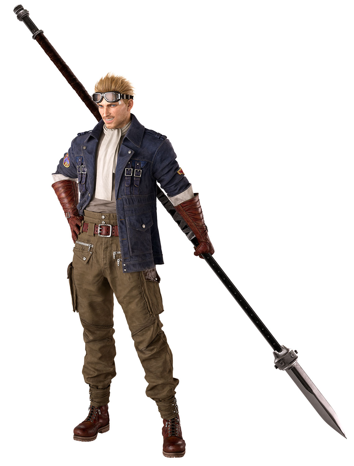 Cid Highwind Art from Final Fantasy VII Revelation
