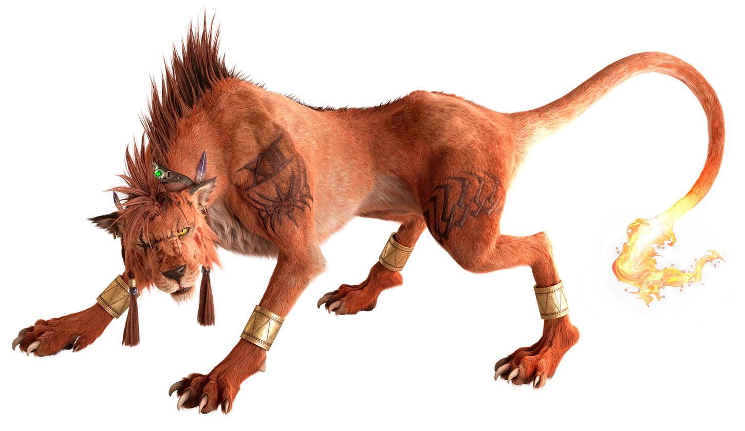 Red XIII Art from Final Fantasy VII Revelation