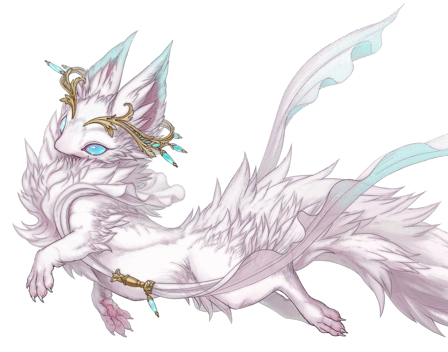 Sylph Summon Art from Final Fantasy VII Revelation