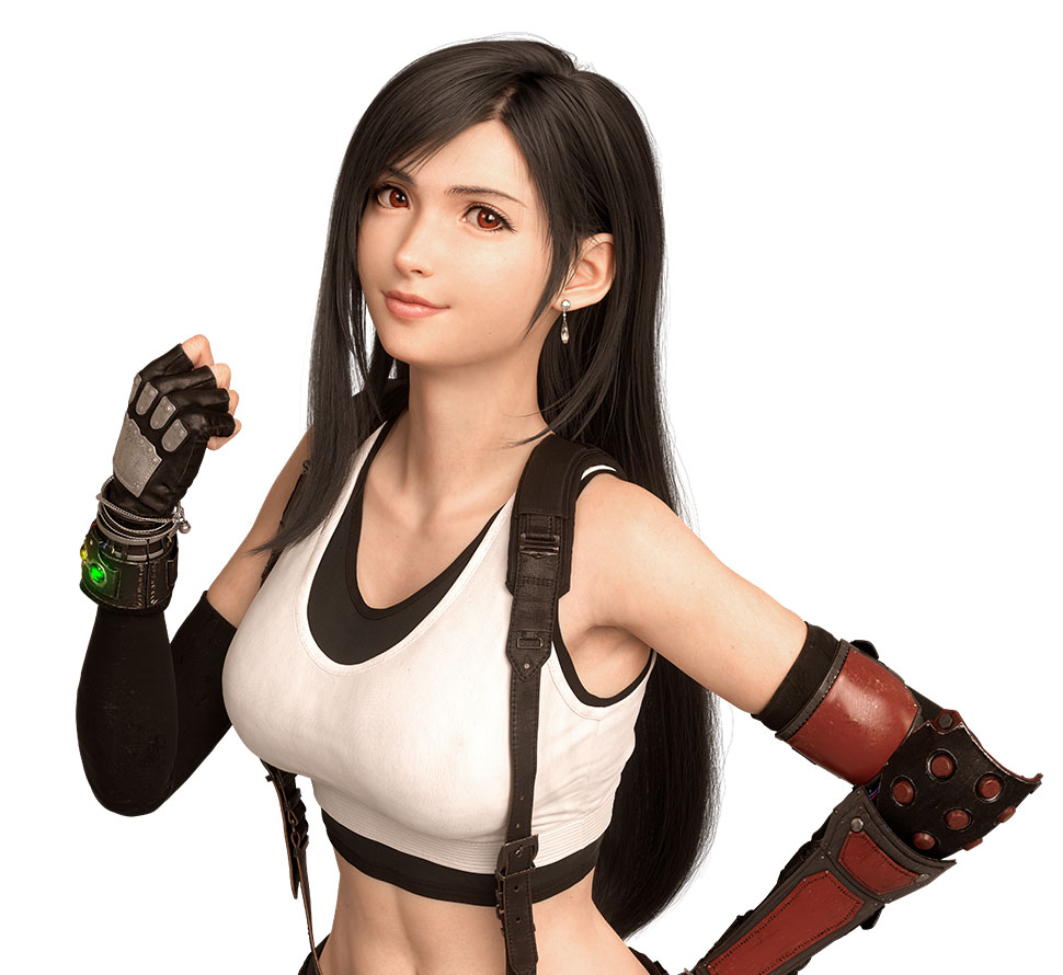 Tifa Lockhart Portrait Art from Final Fantasy VII Revelation