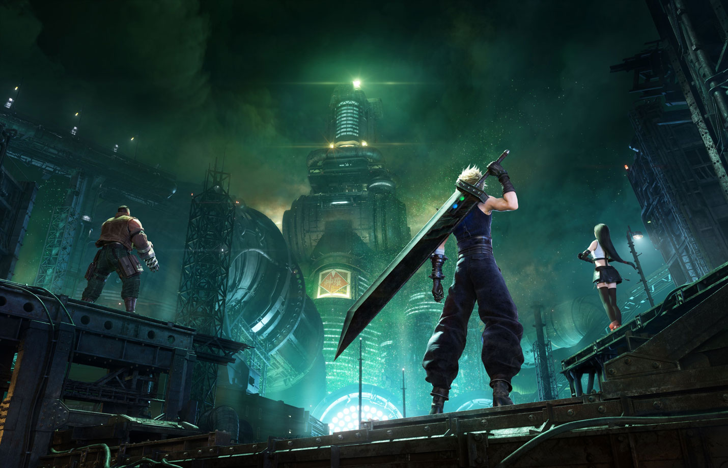 Trilogy Part 1 Key Art from Final Fantasy VII Revelation