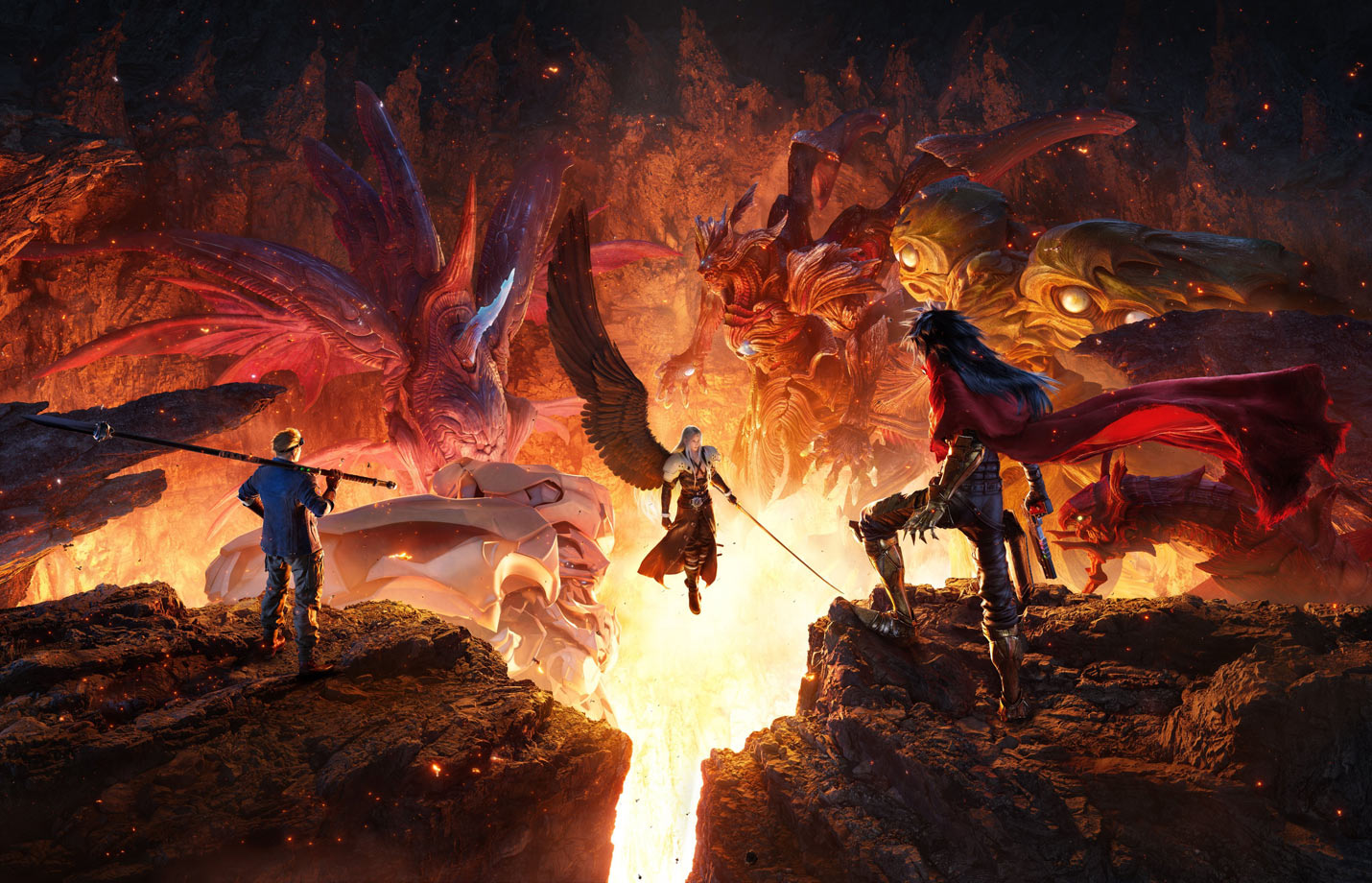 Trilogy Part 3 Key Art from Final Fantasy VII Revelation