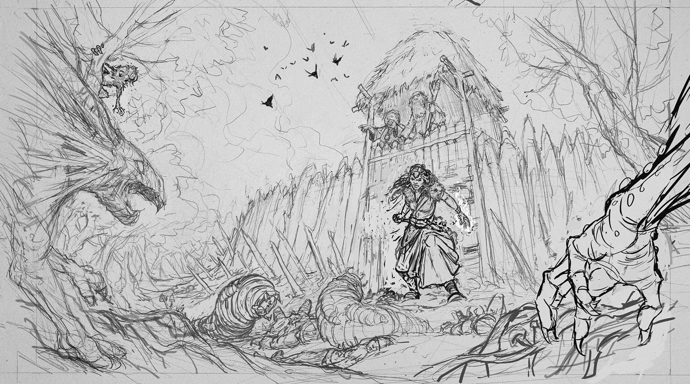 Key Art Sketch from Gord