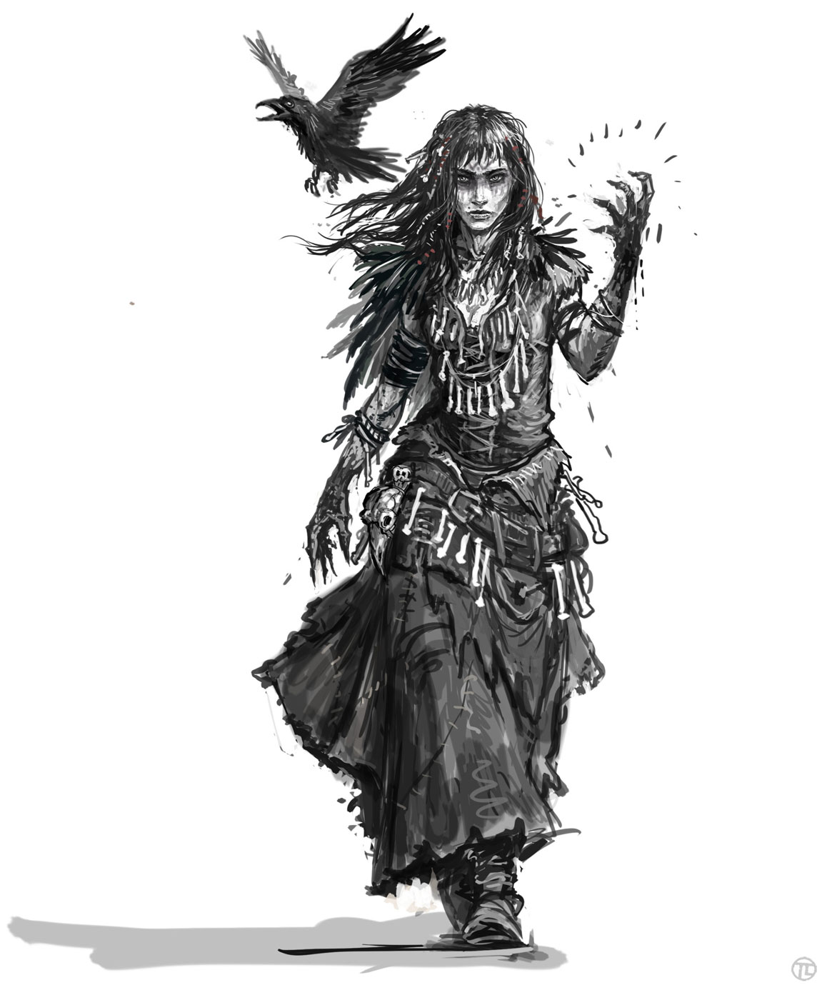 Raven Sketch from Gord