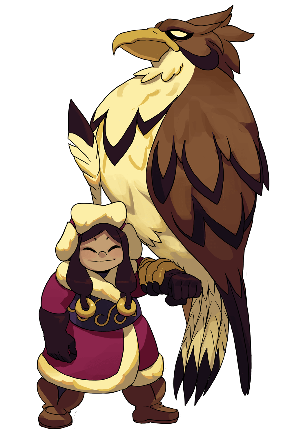Kushi and Altun Artwork from Indivisible