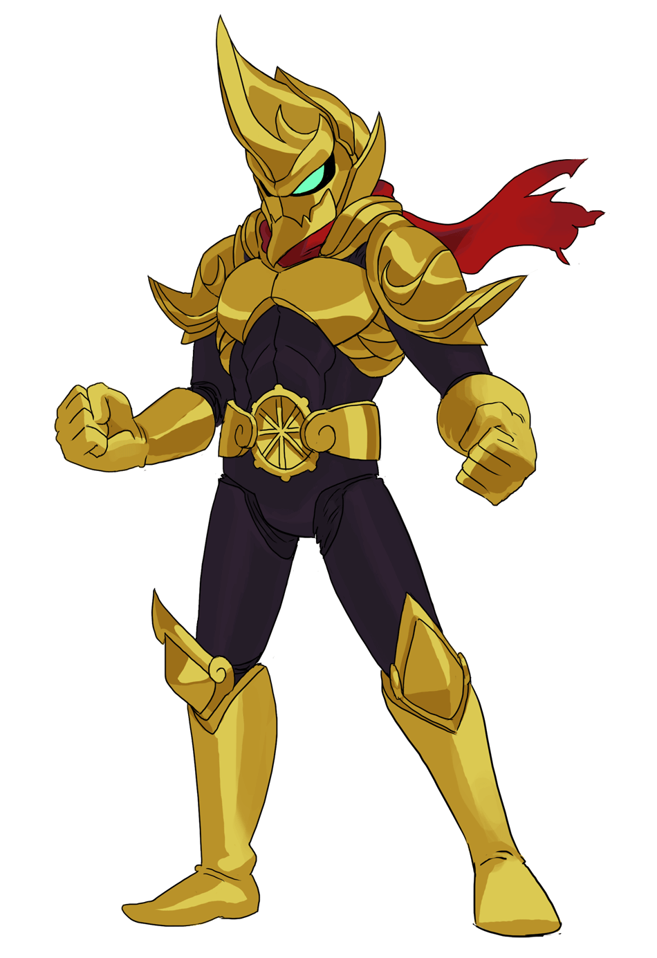 Naga Rider Artwork from Indivisible