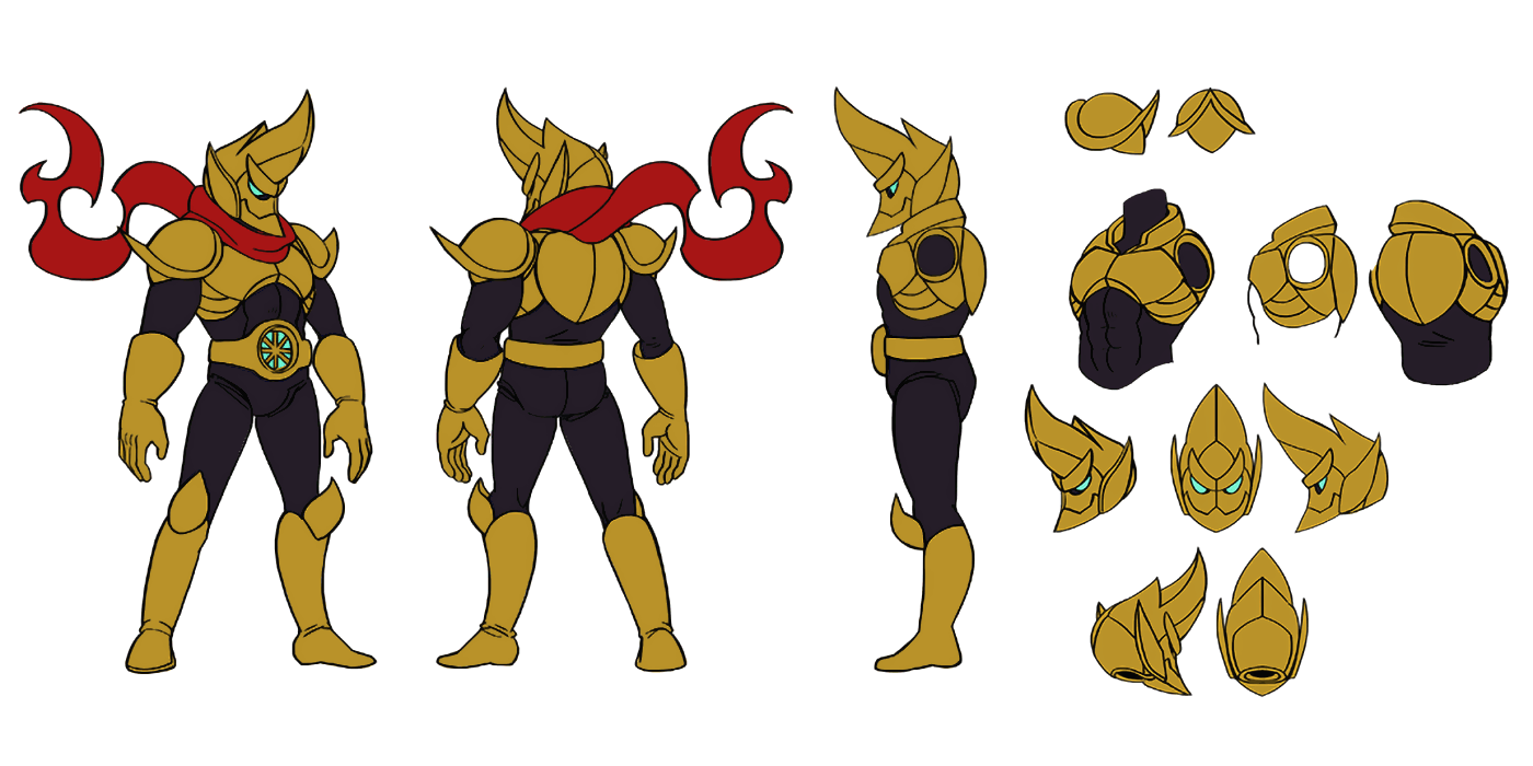 Naga Rider Concept Art from Indivisible