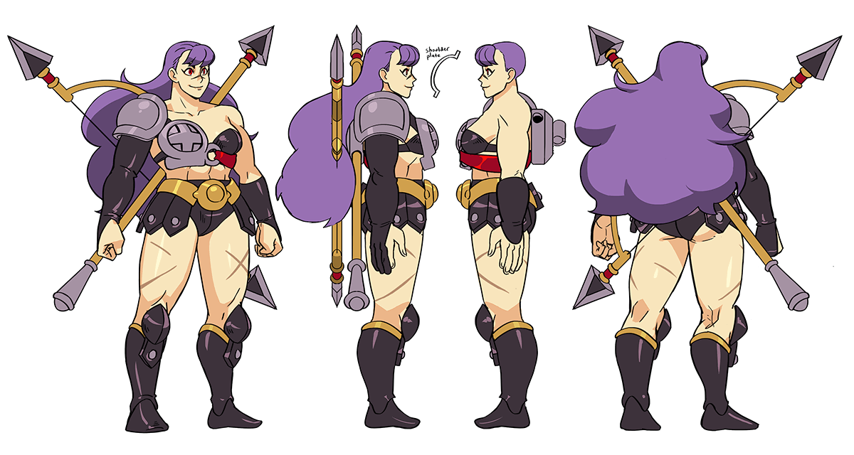 Phoebe Concept Art from Indivisible