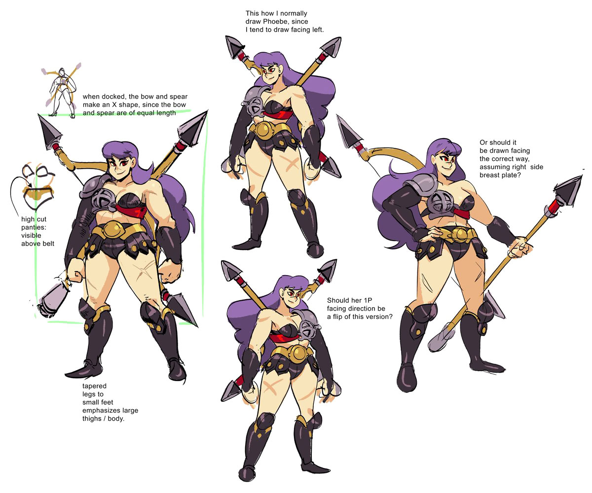 Phoebe Sketches 4 from Indivisible