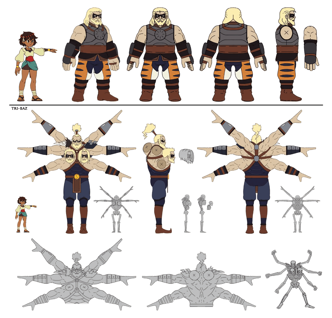 The Baz Concept Art from Indivisible