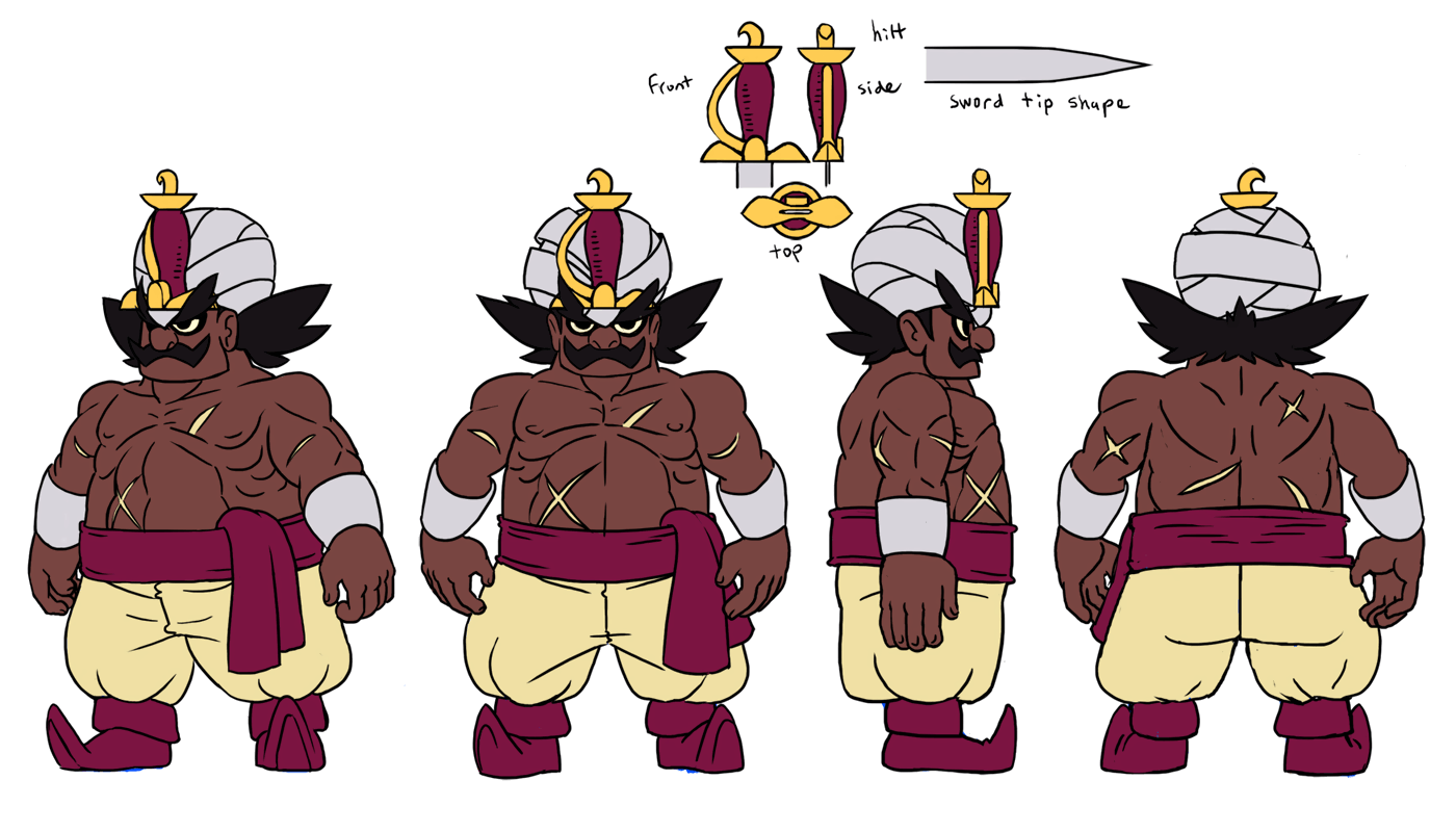 Tungar Concept Art from Indivisible