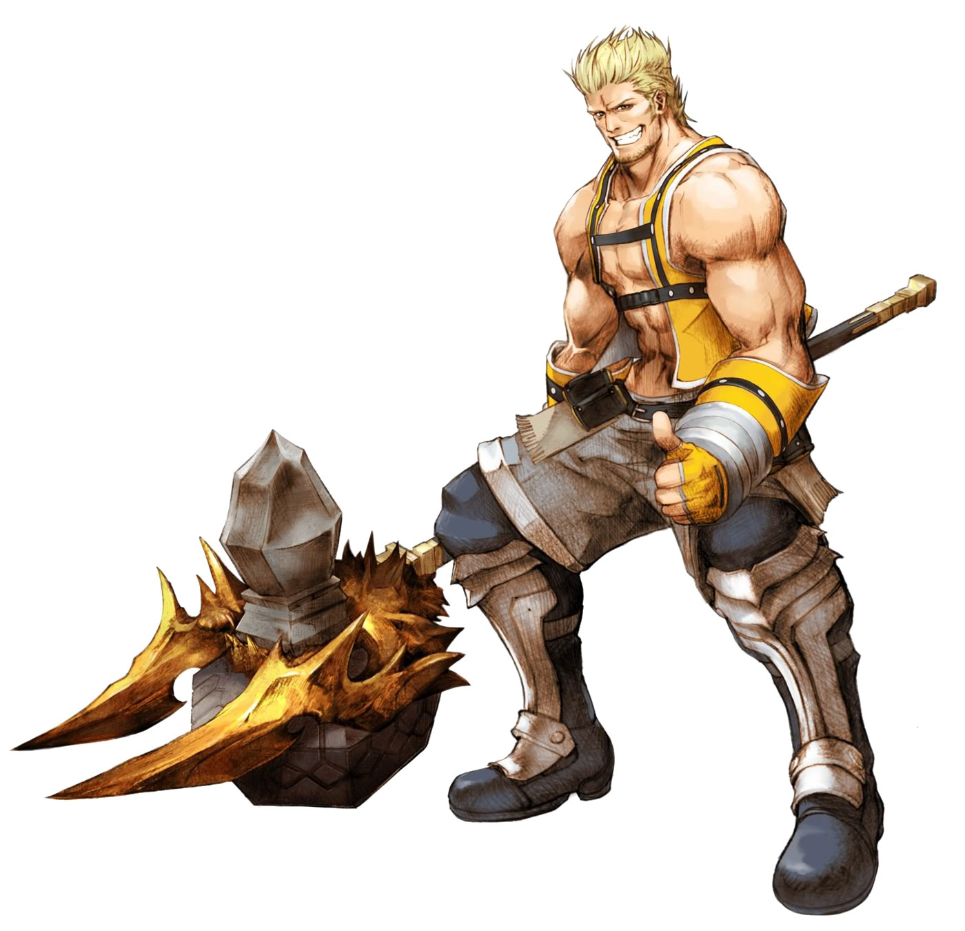 Guy Art from Lufia: Curse of the Sinistrals