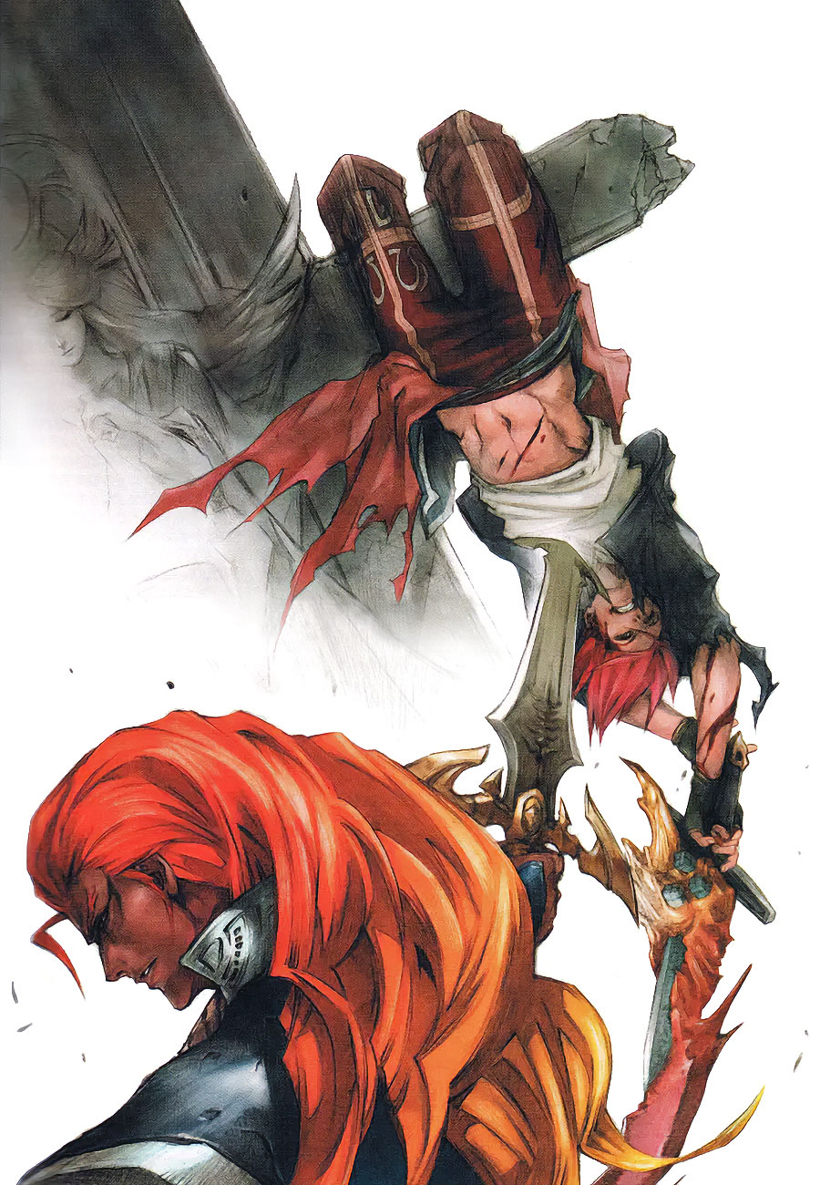 Maxim vs. Gades Art from Lufia: Curse of the Sinistrals