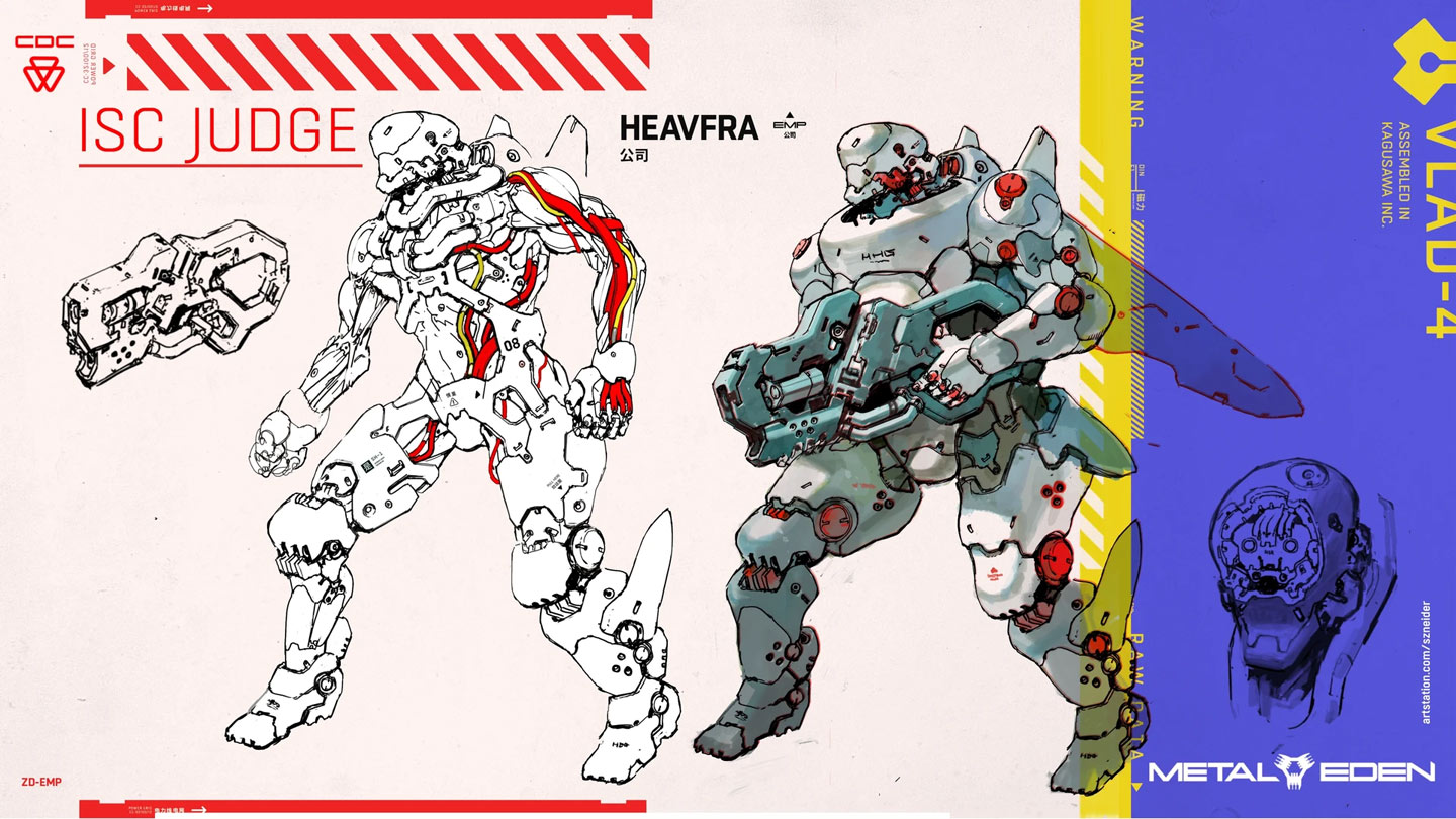 ISC Judge Art from Metal Eden