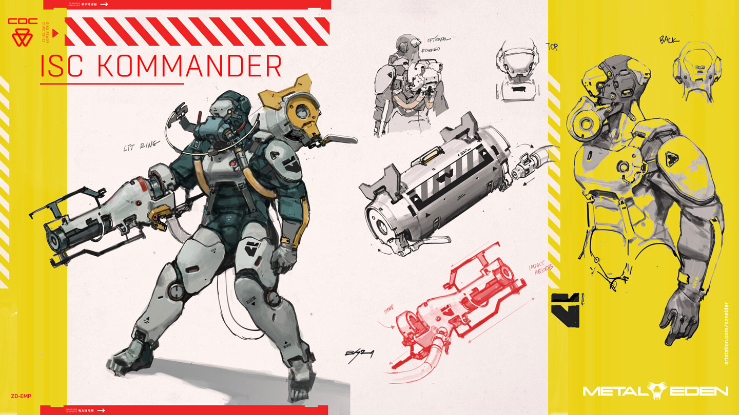 ISC Kommander Art from Metal Eden